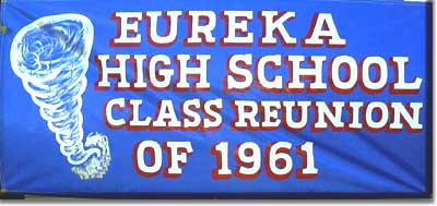 Class of 1961, Eureka HS, Kansas, banner